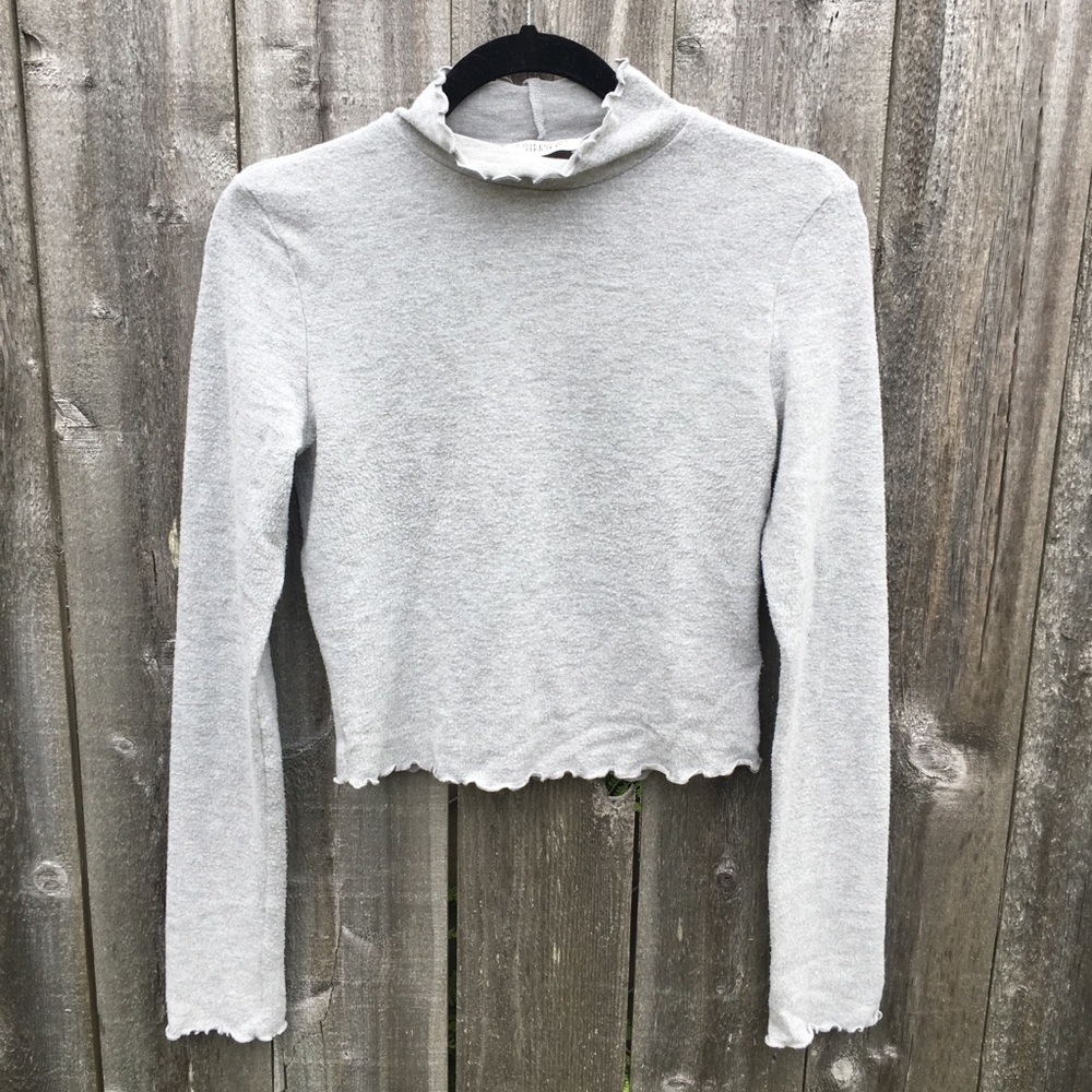 Out from Under cropped mockneck *Sold*